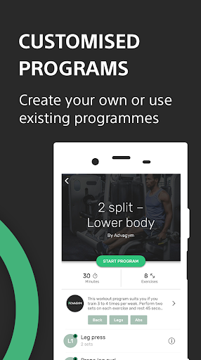 Advagym - Image screenshot of android app
