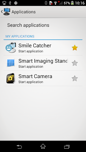 Smart Imaging Stand - Image screenshot of android app