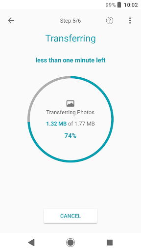 Xperia Transfer Mobile - عکس برنامه موبایلی اندروید
