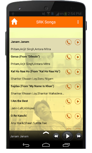 SRK Hindi Movie Songs - عکس برنامه موبایلی اندروید