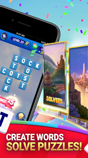 Wheel of Fortune Words - Gameplay image of android game