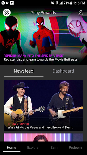 Sony Rewards - عکس برنامه موبایلی اندروید