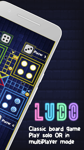 Glow ludo - Dice game - عکس بازی موبایلی اندروید