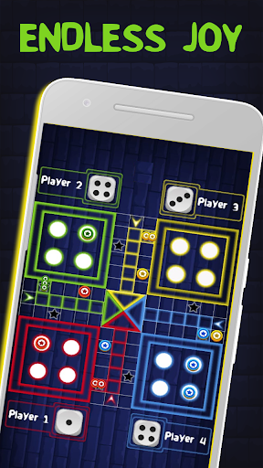 Glow ludo - Dice game - عکس بازی موبایلی اندروید