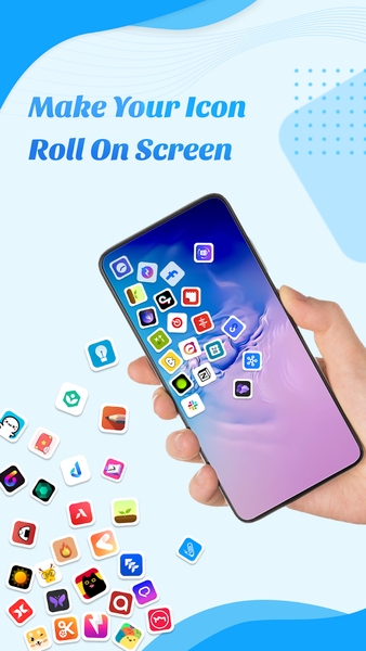 Rolling Icon: Icon Wallpaper - عکس برنامه موبایلی اندروید