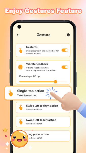 Cute Emoji Battery Widget - Image screenshot of android app