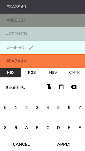 Pigments Color Palette Creator - عکس برنامه موبایلی اندروید