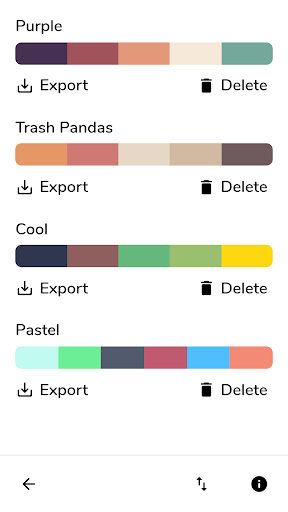 Pigments Color Palette Creator - عکس برنامه موبایلی اندروید
