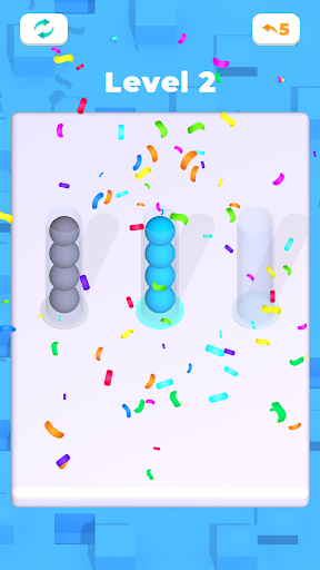 Sort the Balls：Color Puzzle 3D - Image screenshot of android app