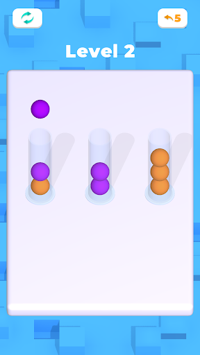 Sort the Balls：Color Puzzle 3D - Image screenshot of android app