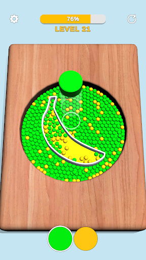 Sorting Beads: Stencil Fill - Gameplay image of android game