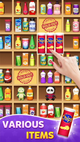 Sort Match™:۳D Goods Puzzle - عکس بازی موبایلی اندروید