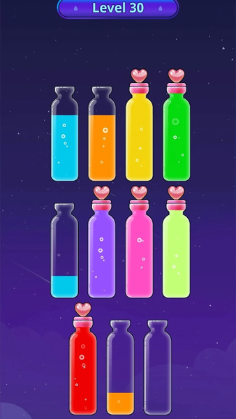 Sorted Water - Gameplay image of android game