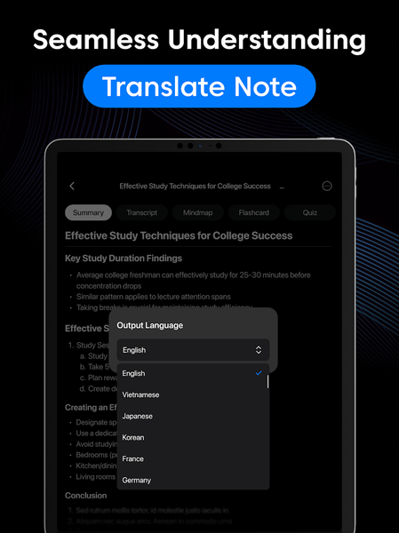 NoteX: AI Note Taker, Notebook - عکس برنامه موبایلی اندروید