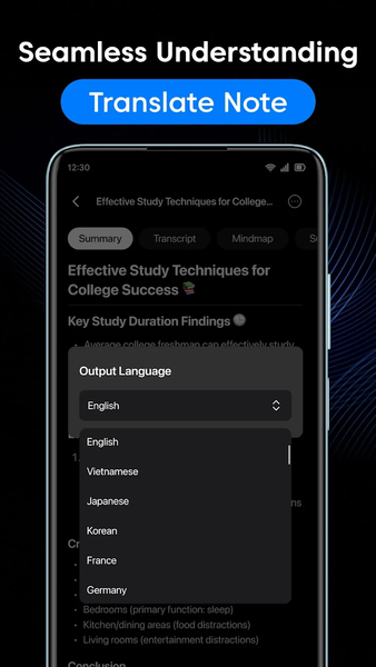 NoteX: AI Note Taker, Notebook - عکس برنامه موبایلی اندروید