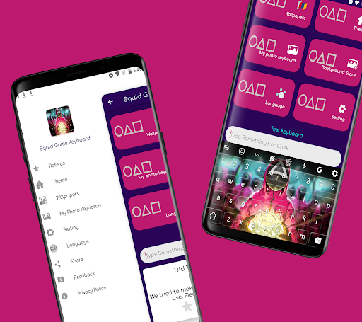 Squid Game Keyboard Wallpapers - Image screenshot of android app