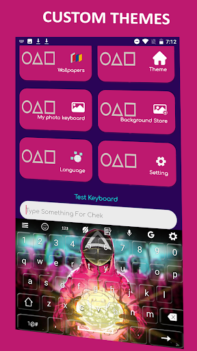 Squid Game Keyboard Wallpapers - Image screenshot of android app