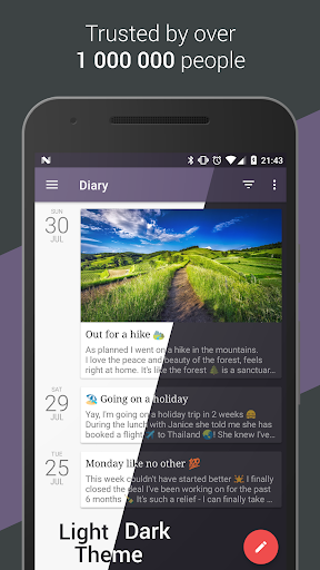 Secret Diary: ✒ the best personal diary with lock - Image screenshot of android app