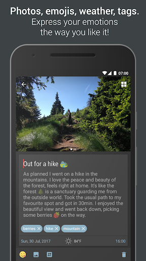 My Dark Diary - Image screenshot of android app