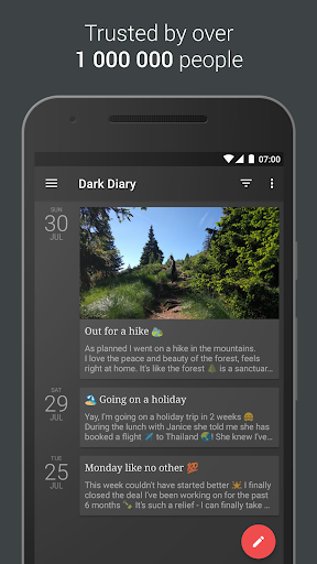 My Dark Diary - Image screenshot of android app