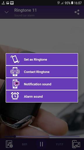 Sound car alarm - RINGTONES and WALLPAPERS - Image screenshot of android app