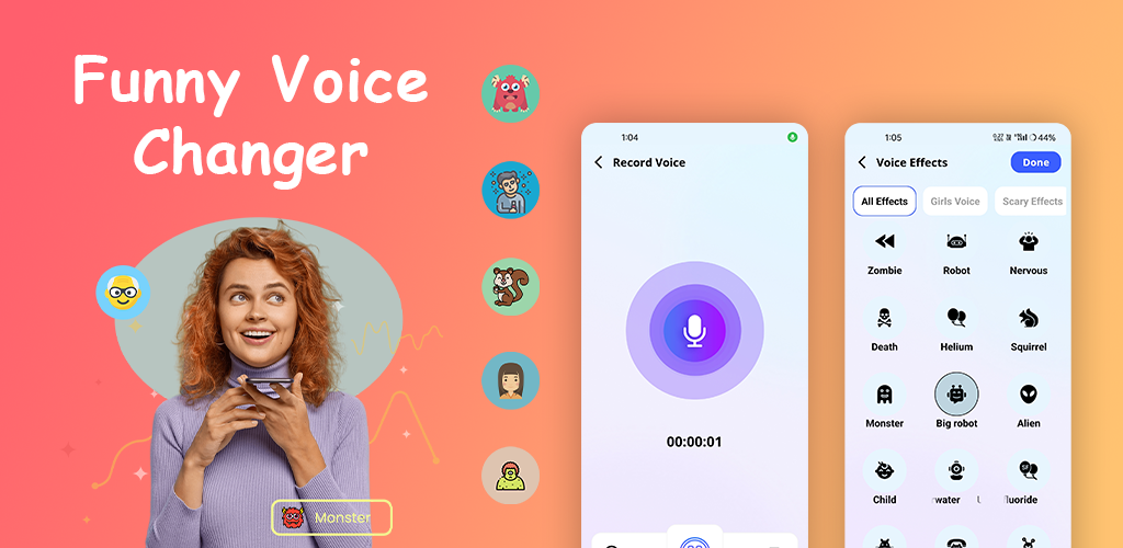 Call Voice Changer - عکس برنامه موبایلی اندروید