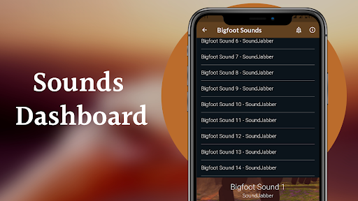 Bigfoot Sounds - Image screenshot of android app