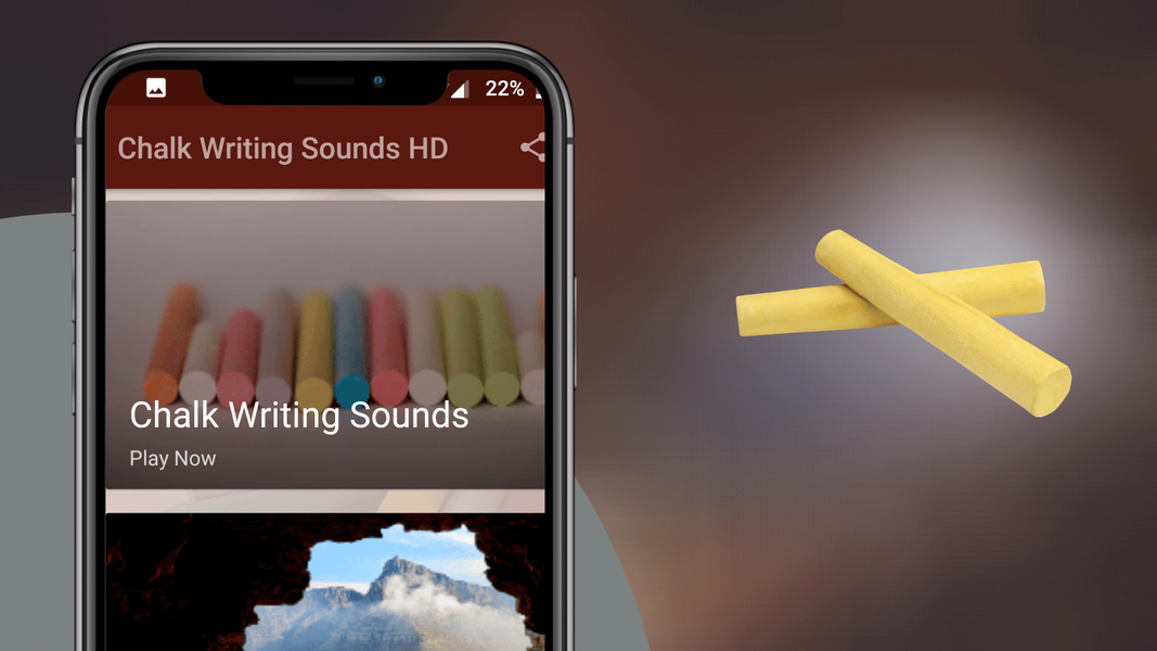 Chalk Writing Sounds - Image screenshot of android app