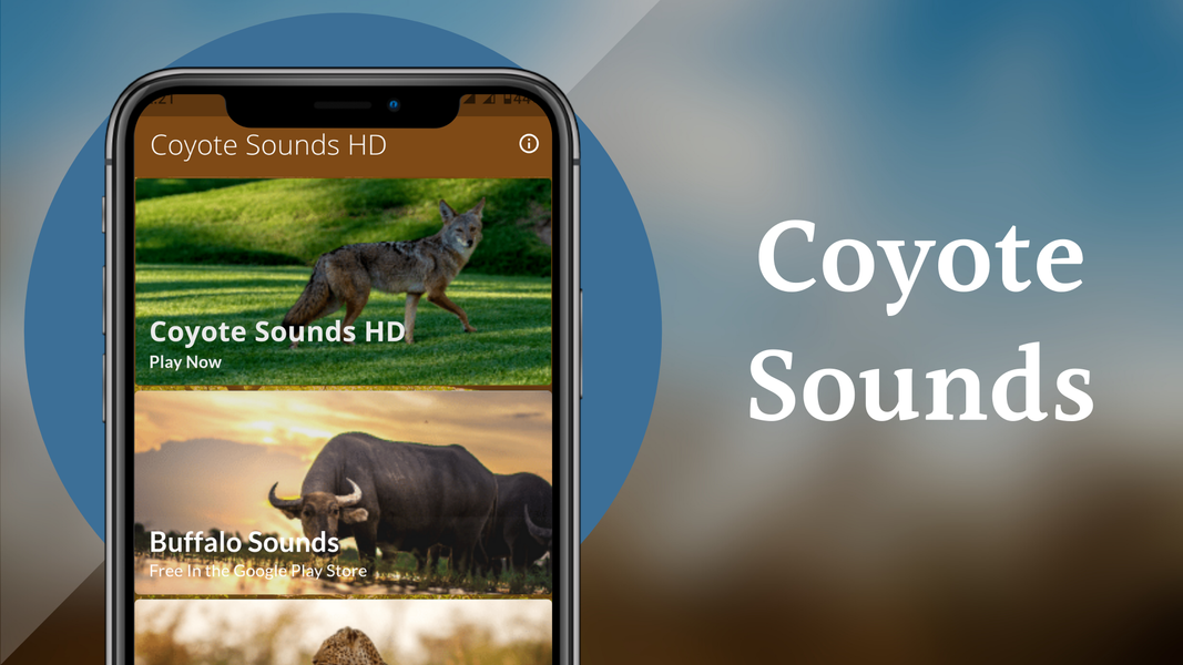 Coyote Sounds & Calls - عکس برنامه موبایلی اندروید