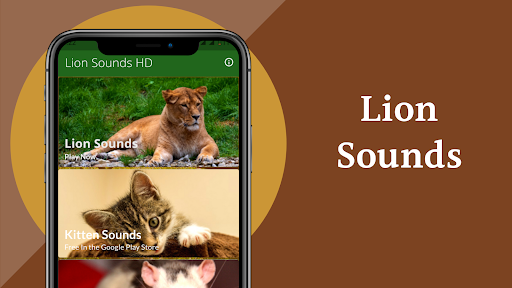 Lion Sounds - Image screenshot of android app