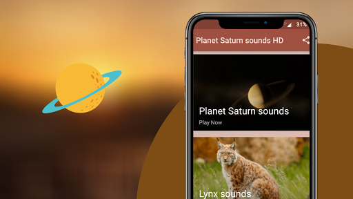 Planet Saturn sounds - Image screenshot of android app