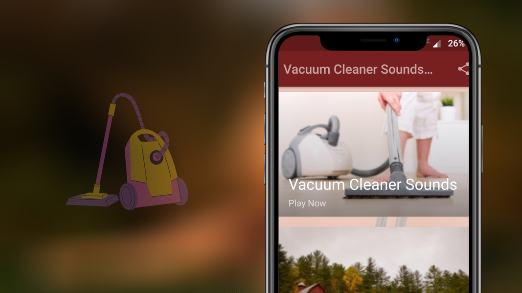 Vacuum Cleaner Sounds - عکس برنامه موبایلی اندروید