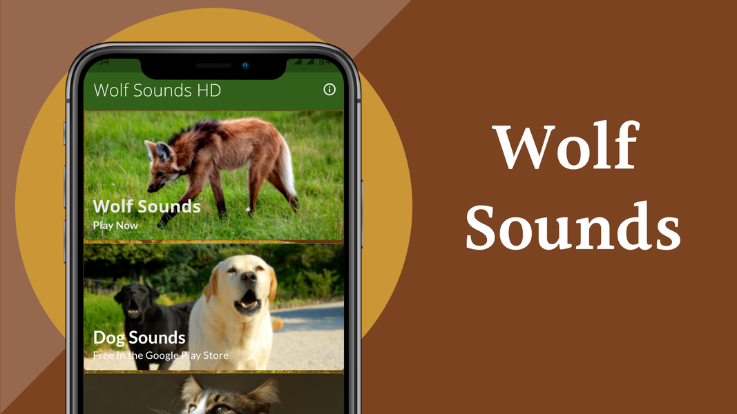 Wolf Sounds - Image screenshot of android app