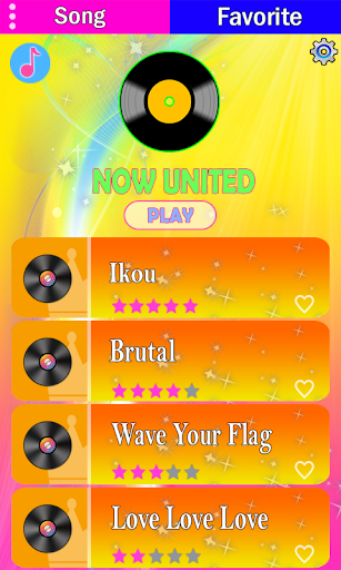 Now United piano game - عکس بازی موبایلی اندروید