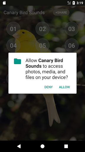 Canary: Sounds & Ringtones - عکس برنامه موبایلی اندروید