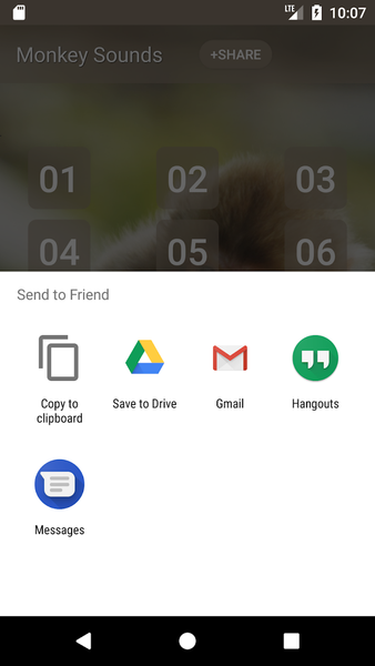 Monkey: Sounds & Ringtones - Image screenshot of android app