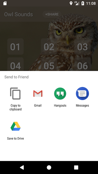 Owl: Sounds & Ringtones - Image screenshot of android app