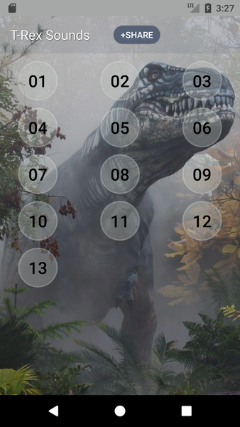 Tyrannosaurus Rex Sounds - Image screenshot of android app