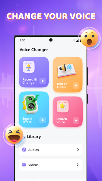 Voice Studio: Change & Effects - عکس برنامه موبایلی اندروید