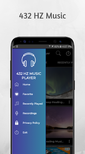 Audio 432 hertz Frequency - Image screenshot of android app