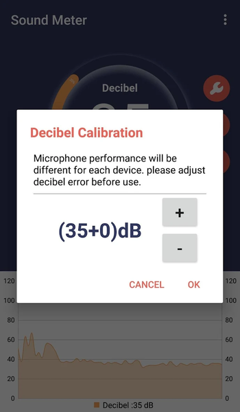 Sound Decibel Meter:Noise Test - Image screenshot of android app