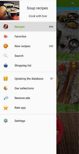Soup recipes - عکس برنامه موبایلی اندروید