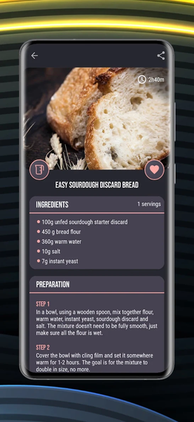 Sourdough Discard Recipes - Image screenshot of android app