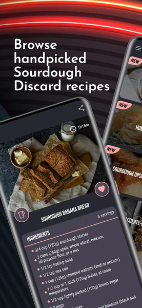 Sourdough Discard Recipes - Image screenshot of android app
