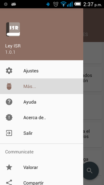 Ley del ISR - Image screenshot of android app