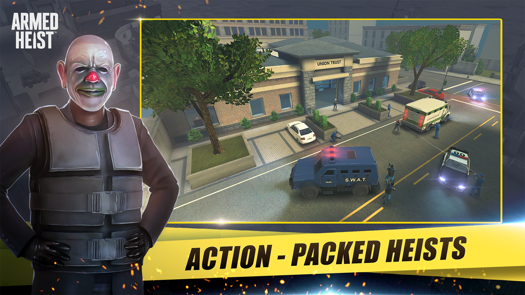 Armed Heist: Shooting games - Gameplay image of android game