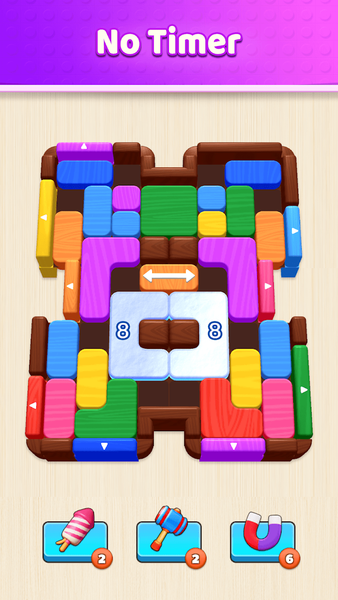 Slide Block Rush - عکس بازی موبایلی اندروید