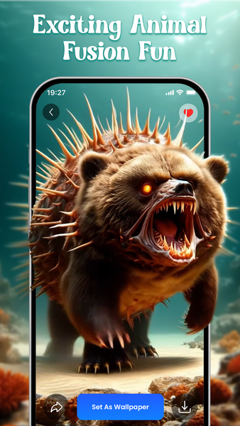 Live Wallpaper: Animal Fusion - عکس برنامه موبایلی اندروید