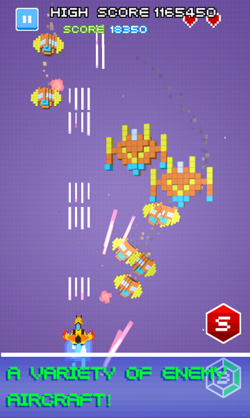 Space Shooter - Pixel Force - عکس بازی موبایلی اندروید