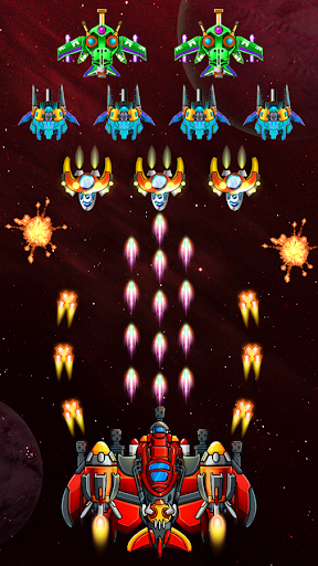 Galaxy Shooter Space Shooting - Gameplay image of android game